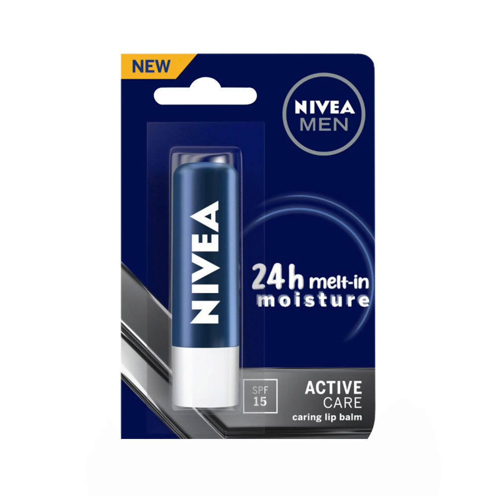 Nivea Men Active Care Lip Balm | Grocsy