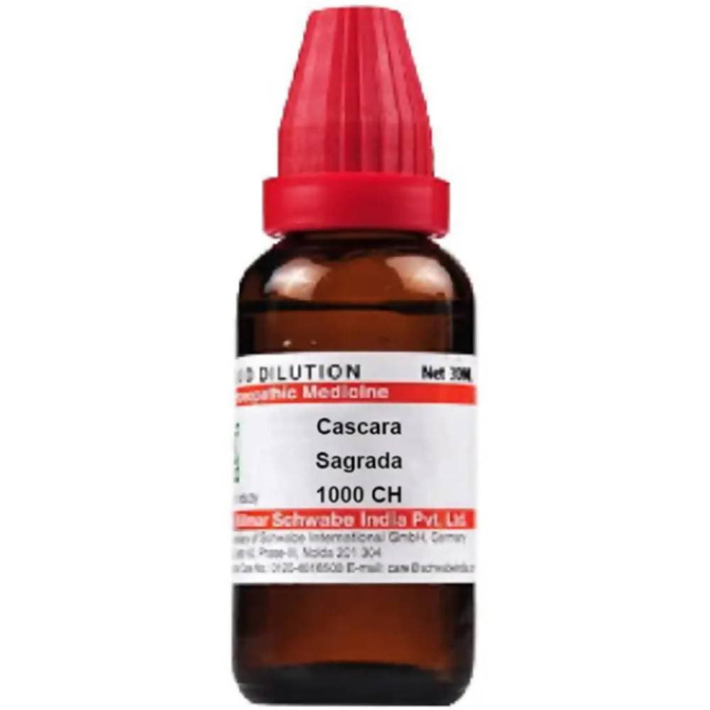 Dr. Willmar Schwabe India Cascara Sagrada Dilution | Grocsy