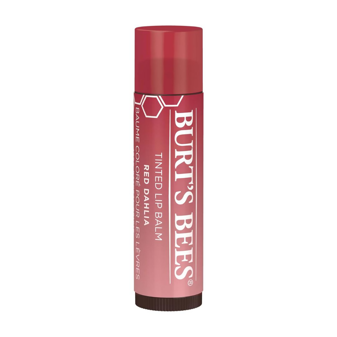 Burt's Bees 100% Natural Moisturizing Tinted Lip Balm - Red Dahlia | Grocsy