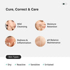 Cureskin Sensitive Pro Cleanser with Tucuma Butter & Apple Extracts for Sensitive Skin Face Wash | Grocsy