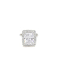 white stone ring (silver) - Ruby Raang | Grocsy