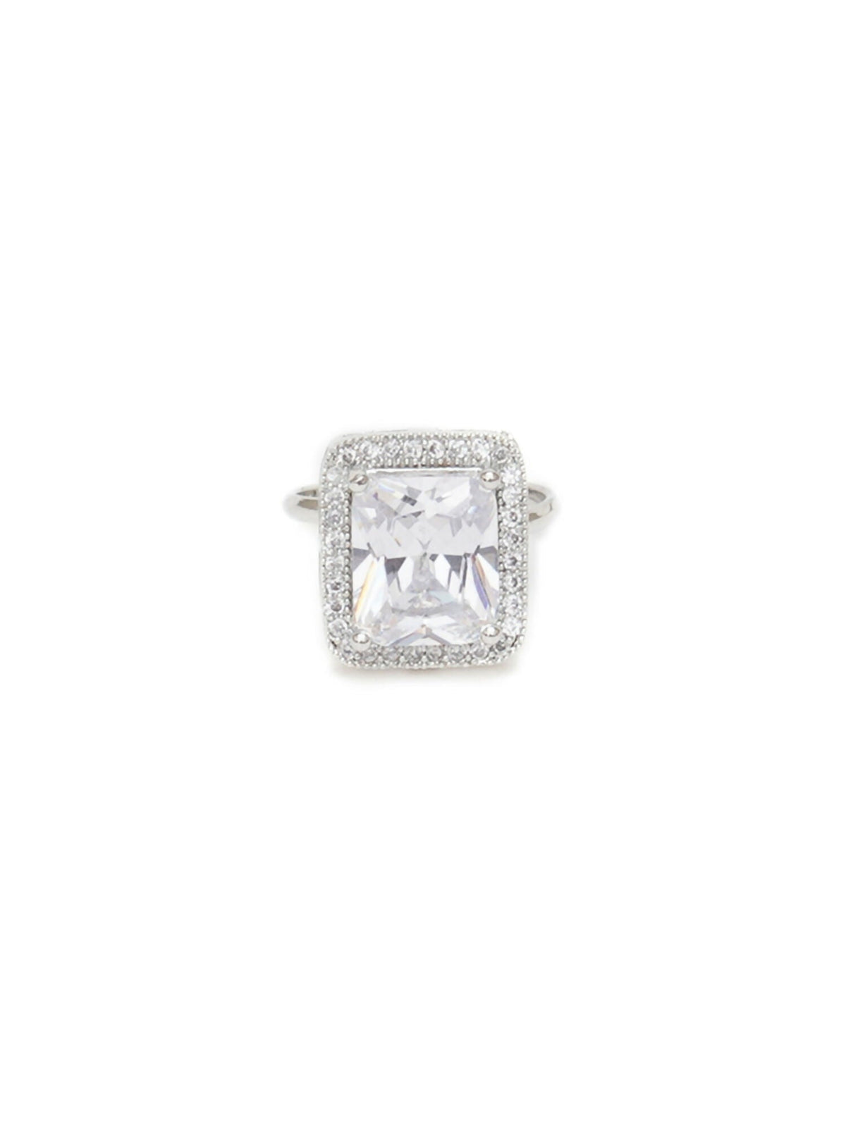 white stone ring (silver) - Ruby Raang | Grocsy