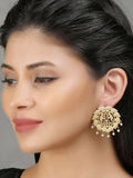 Joban Fashion Women Handcrafted Matte Gold Earrings | Grocsy