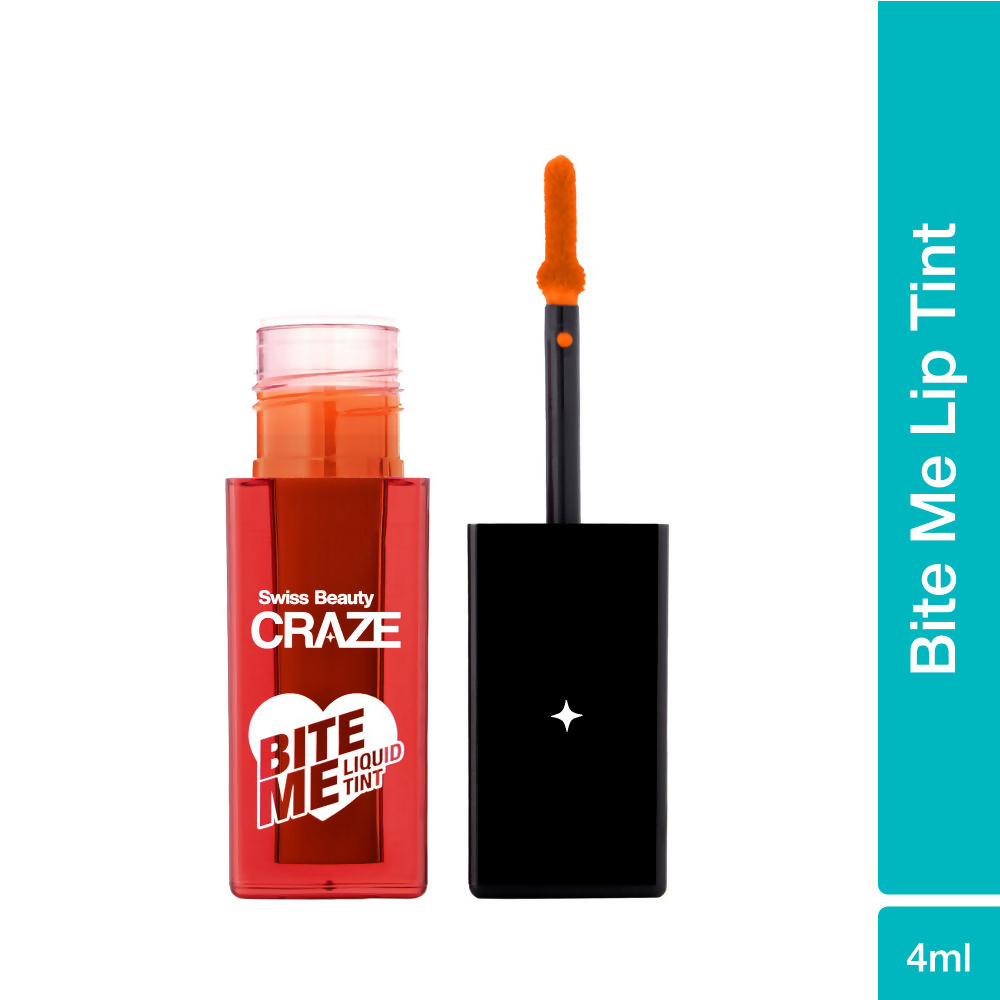 Swiss Beauty Craze Bite Me Liquid Tint - 1 Juicy Peach | Grocsy