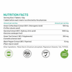 Bliss Welness Green Tea + Garcinia + Green Coffee Bean Extract Tablets | Grocsy