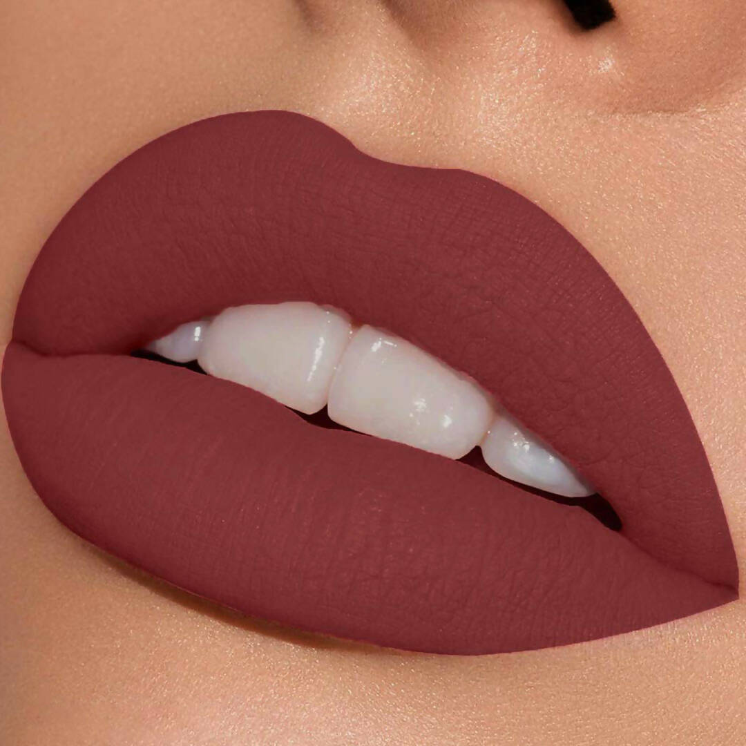 TAC - The Ayurveda Co. Liquid Matte Brown Bae Lipstick | Grocsy