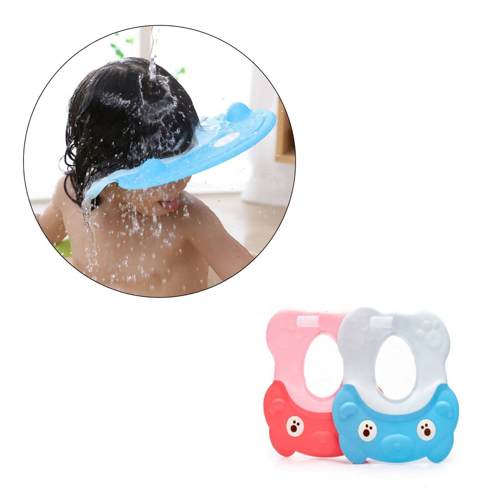 Safe-O-Kid Shampoo Shower cap for kids set of 2pcs- Blue Colour | Grocsy
