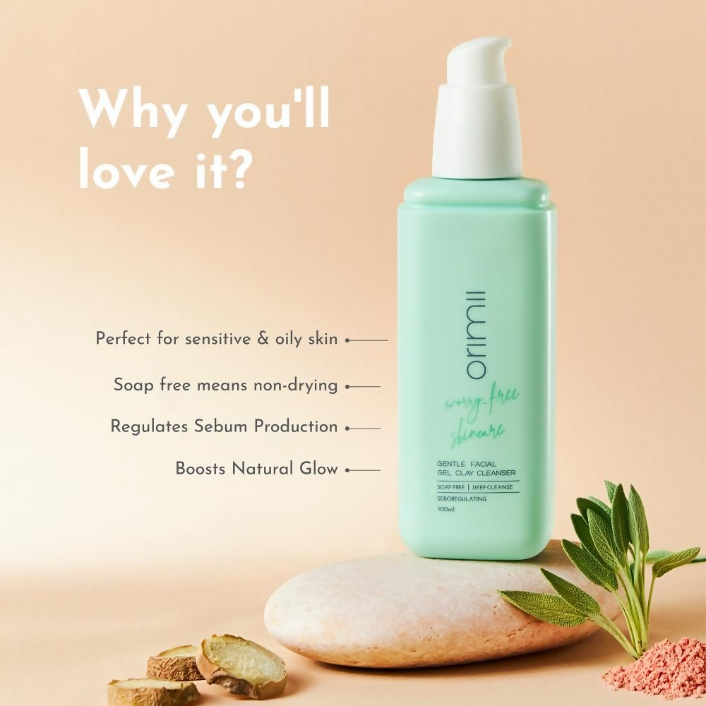 Orimii Soap Free Gentle Cleansing Face Wash for Oil & Acne Control | Grocsy