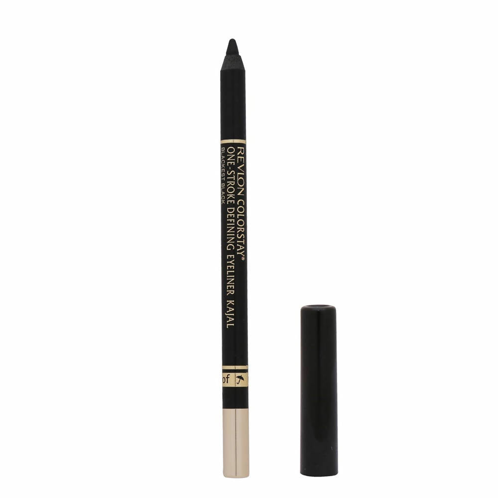 Revlon Colorstay One-Stroke Defining Eyeliner Kajal - Blackest Black | Grocsy