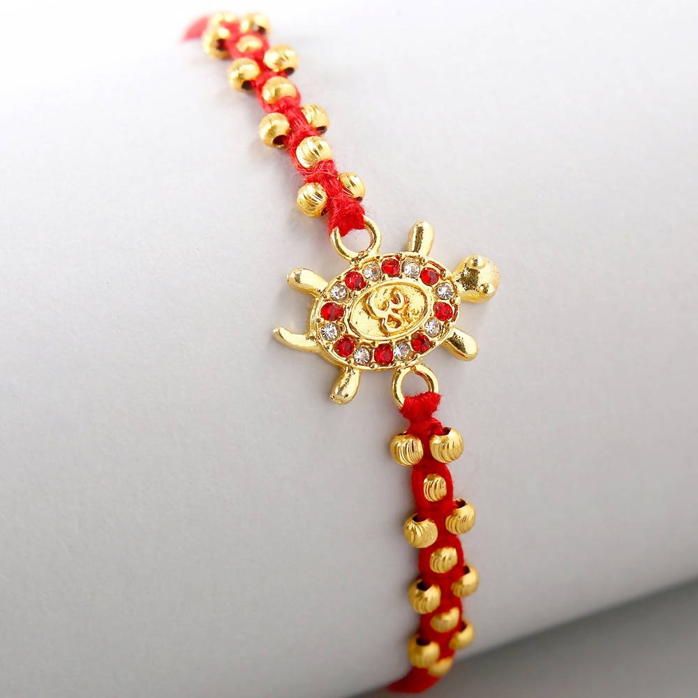 Meru Designer Rakhi And Cashew Jar | Grocsy
