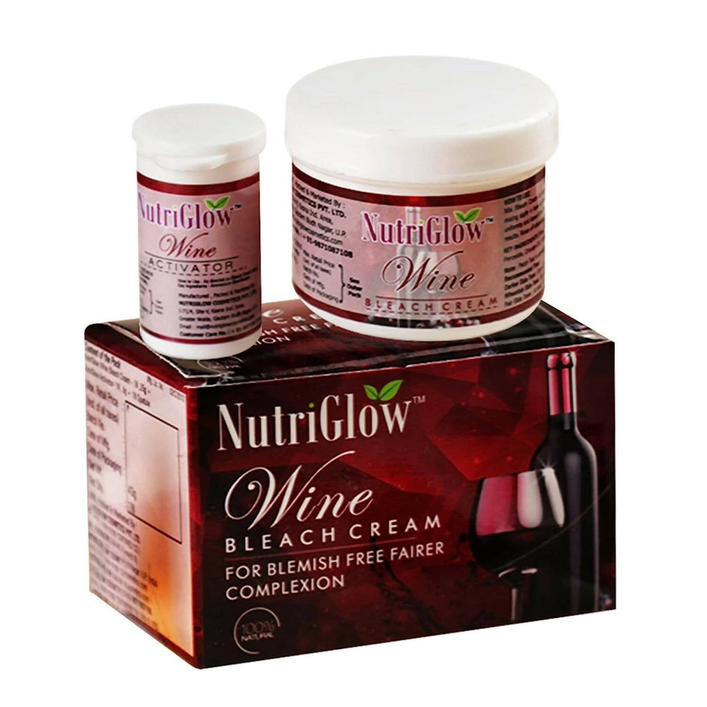 NutriGlow Wine Bleach Cream With Grape Extracts | Grocsy