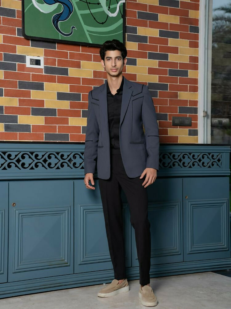Skarve – Modern Grey & Black Smart Casual Set by Hilo Design | Grocsy