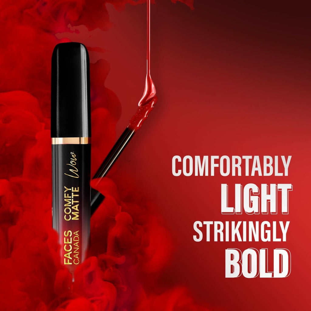 Faces Canada Comfy Matte Wow Liquid Lipstick - Choco Couture 01 | Grocsy