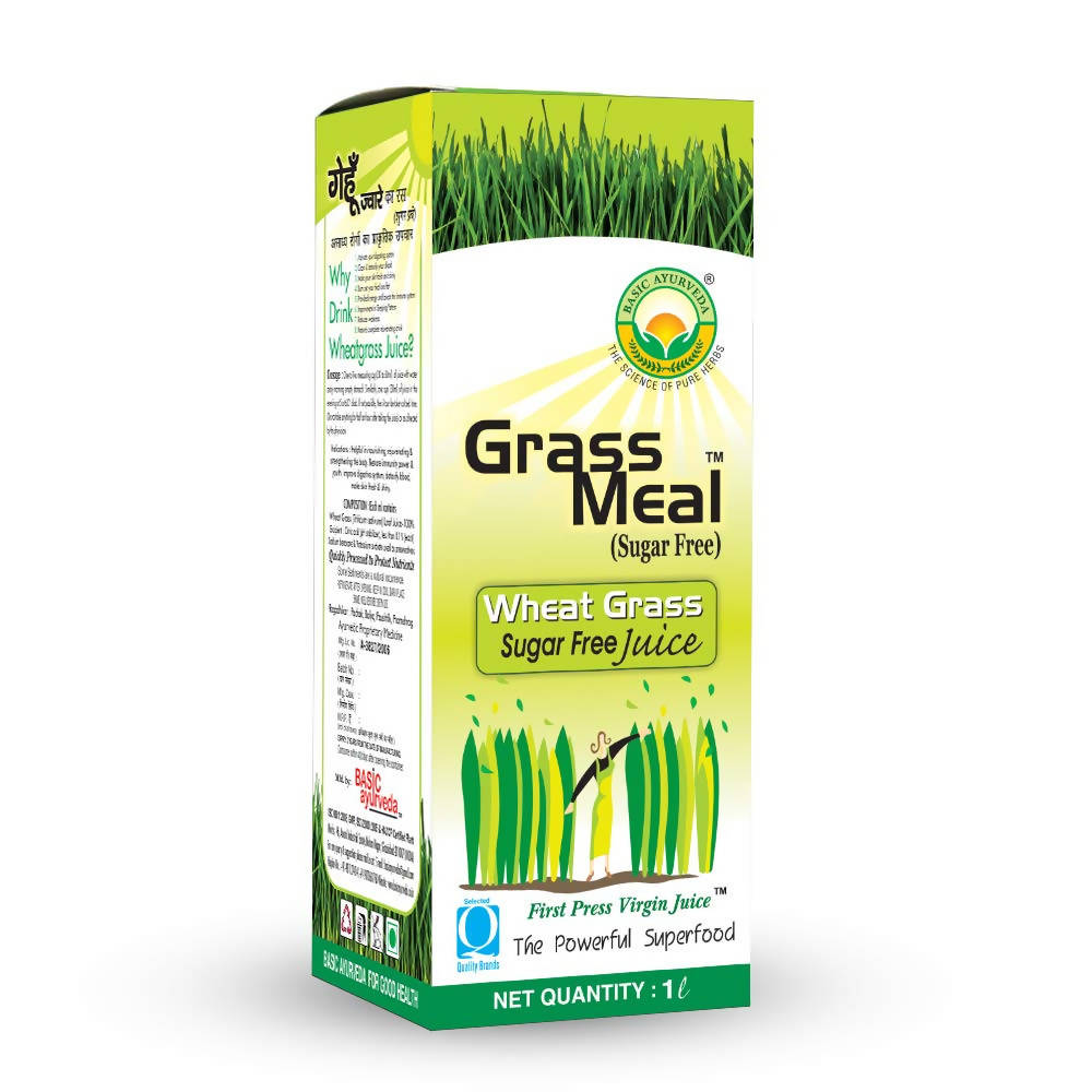 Basic Ayurveda Grass Meal Wheat Grass Juice | Grocsy