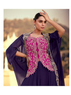 Aarshi Fashions Pink Chinon Wedding Gowns | Grocsy