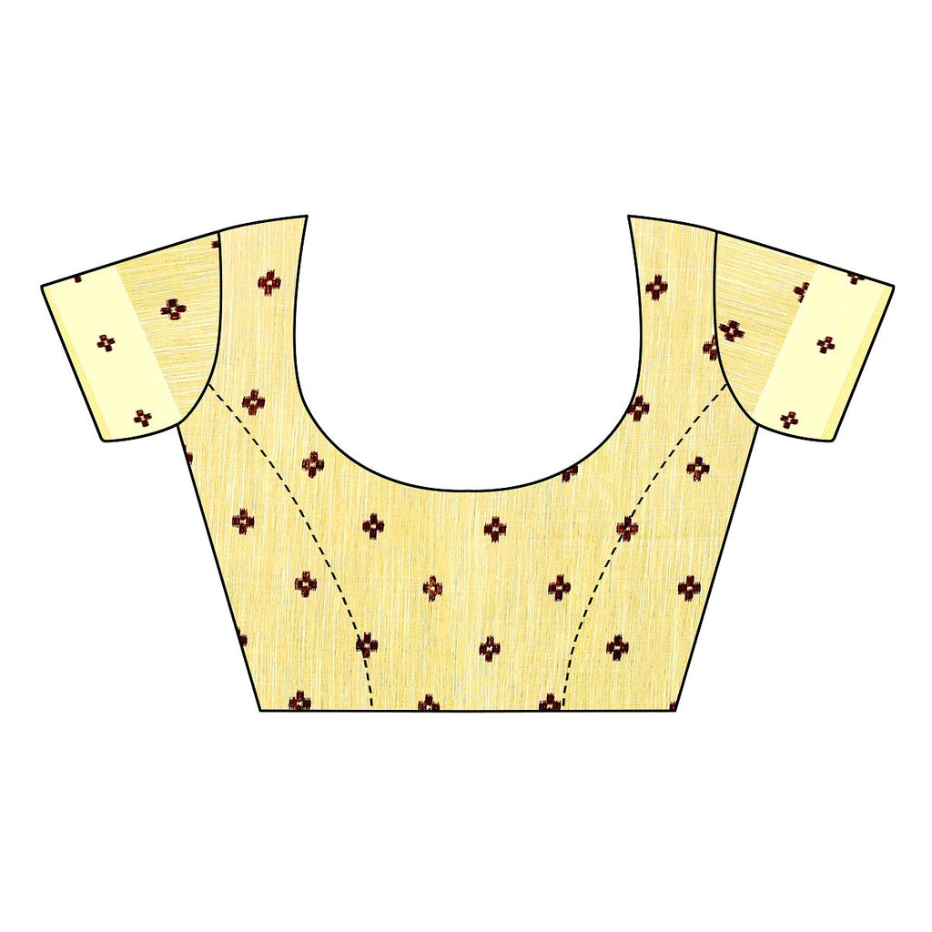Vamika Linen Satin Border Yellow Bollywood Style Saree | Grocsy