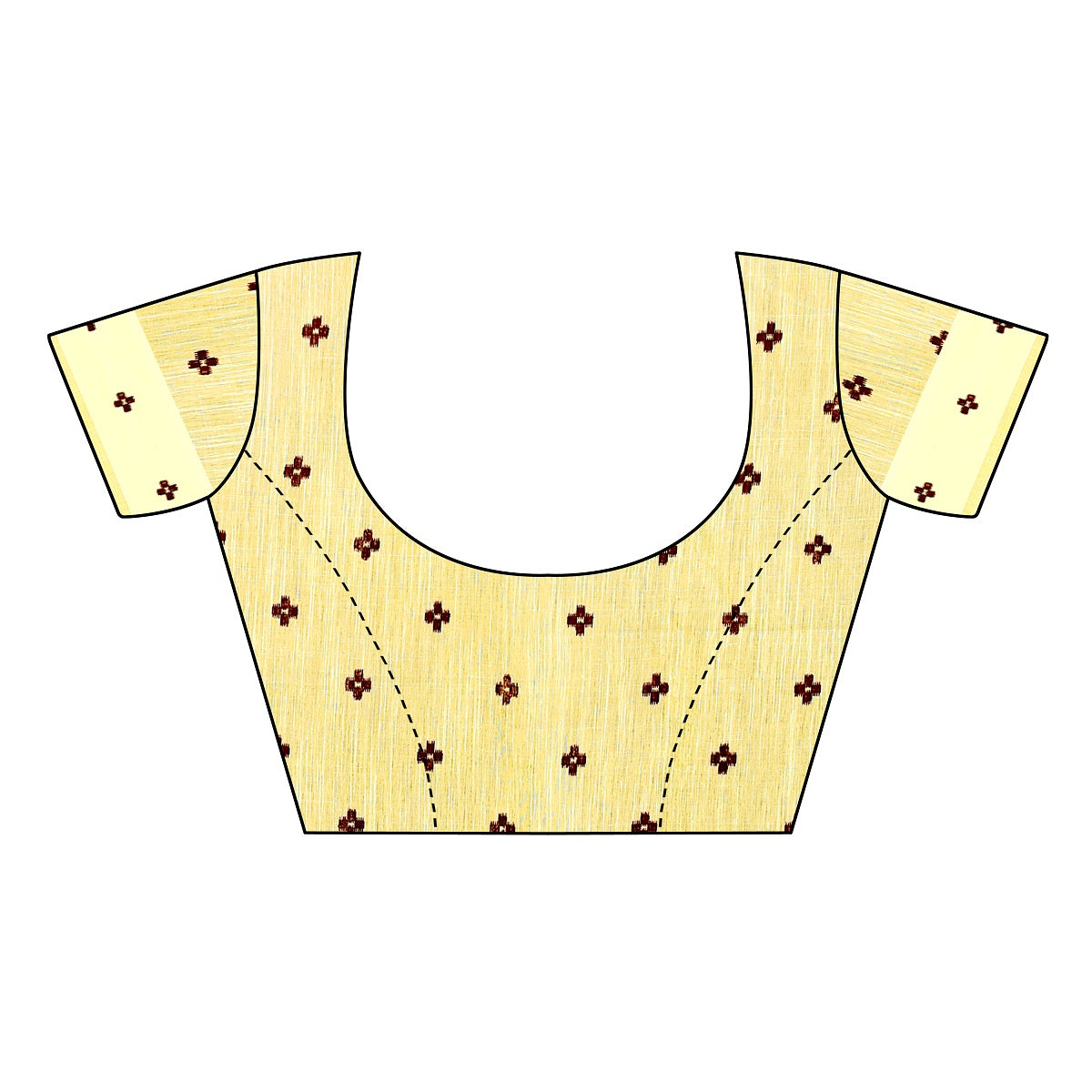 Vamika Linen Satin Border Yellow Bollywood Style Saree | Grocsy