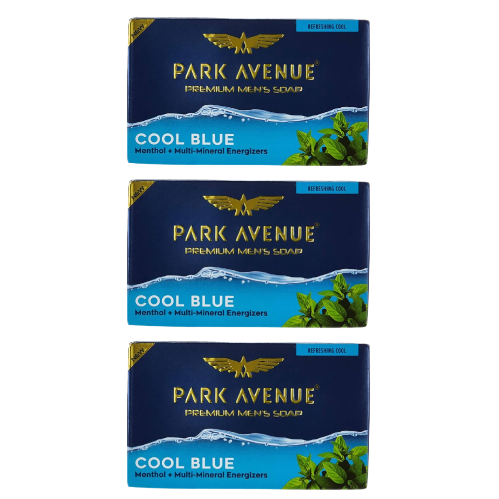 Park Avenue Premium Men's Soap - Cool Blue | Grocsy