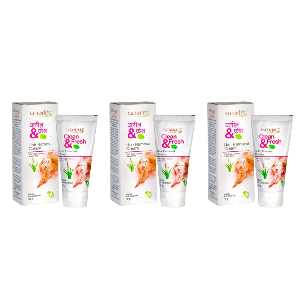 Patanjali Clean & Fresh Hair Removal Cream | Grocsy