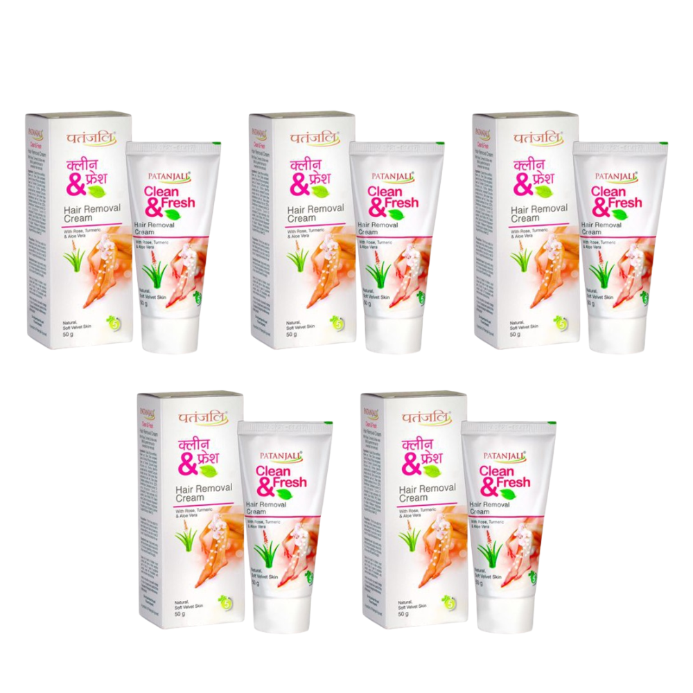 Patanjali Clean & Fresh Hair Removal Cream | Grocsy