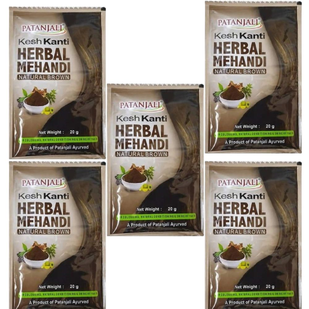 Patanjali Kesh Kanti Herbal Mehandi (Natural Brown) | Grocsy