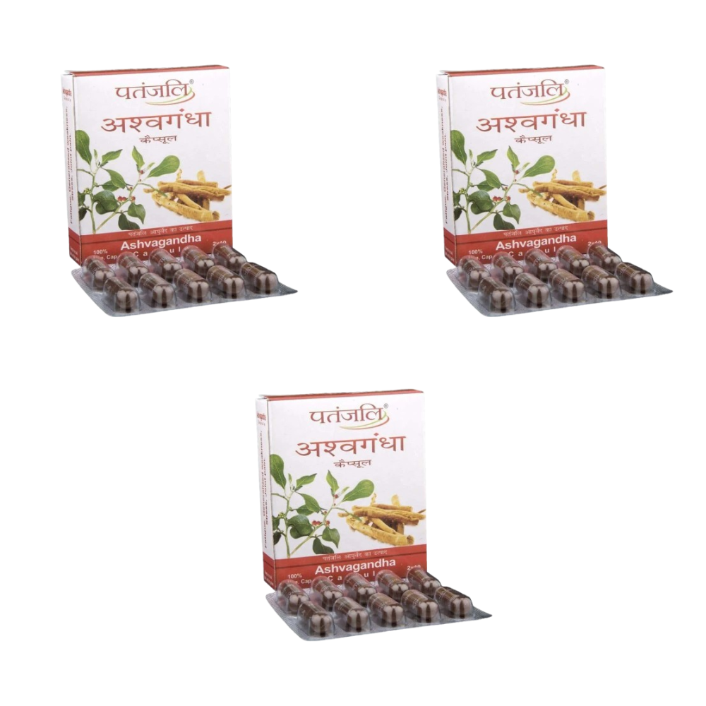 Patanjali Ashwagandha Capsules | Grocsy