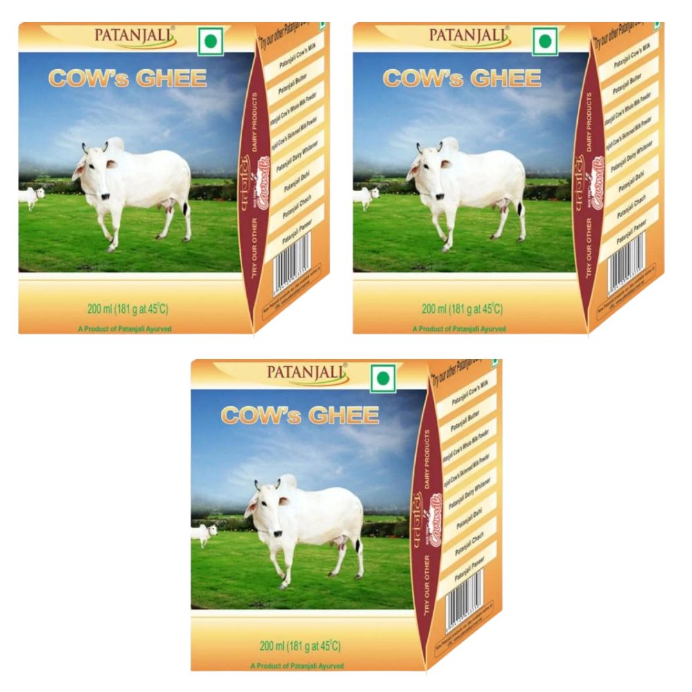 Patanjali Cow's Ghee | Desi Ghee, Aiding Digestion, and Boosting Energy | Grocsy