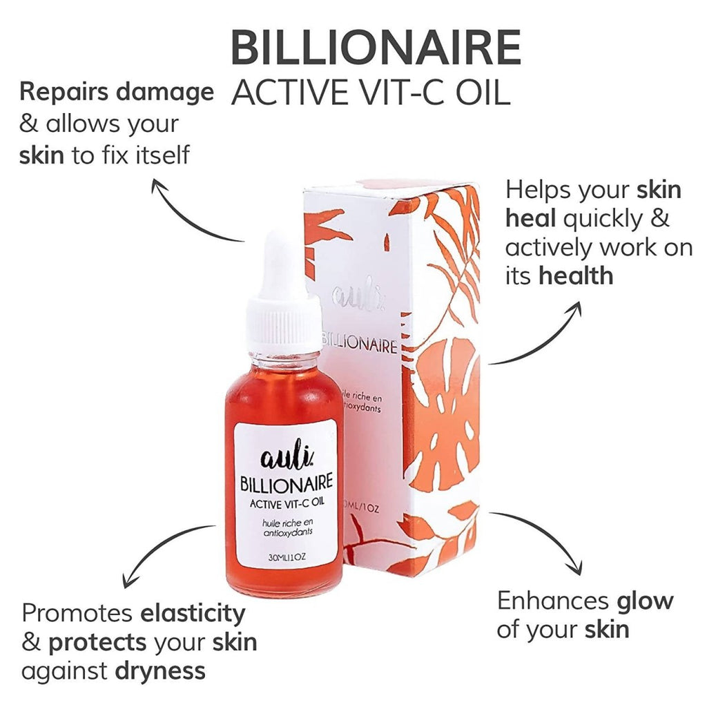 Auli Billionaire Damage Repair/Antioxidant Rich Facial Oil (Vitamin C) | Grocsy