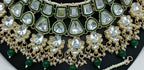 Jewel City Kundan Choker Set with Pearl Tassels - Premium Glass Cut Stone Wedding Collection | Grocsy