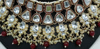 Jewel City Kundan Choker Set with Pearl Tassels - Premium Glass Cut Stone Wedding Collection | Grocsy