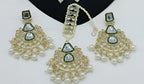 Jewel City Kundan Choker Set with Pearl Tassels - Premium Glass Cut Stone Wedding Collection | Grocsy