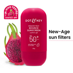Dot & Key Dragon Fruit Bounce Sunscreen In-Vivo Tested SPF 50+ PA++++, With New-Age UV Filters | Grocsy