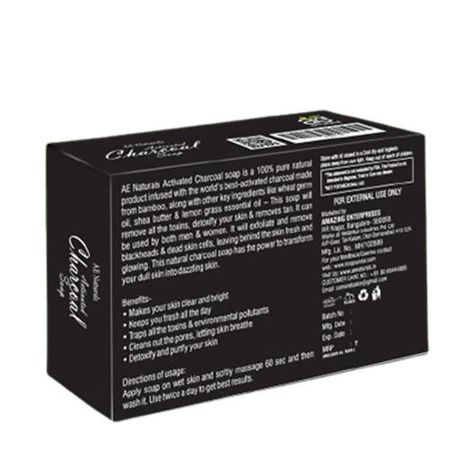 Ae Naturals Activated Charcoal soap | Grocsy