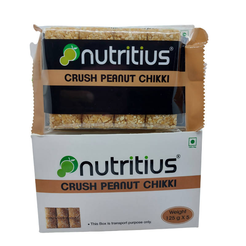 Nutritius Crush Peanut Chikki | Grocsy