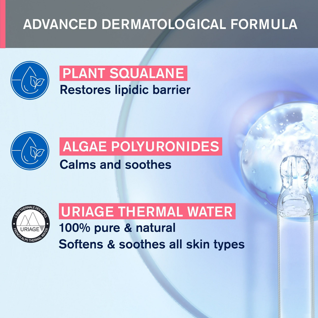 Uriage Tolederm Control Make-Up Removing Milky Gel | Grocsy