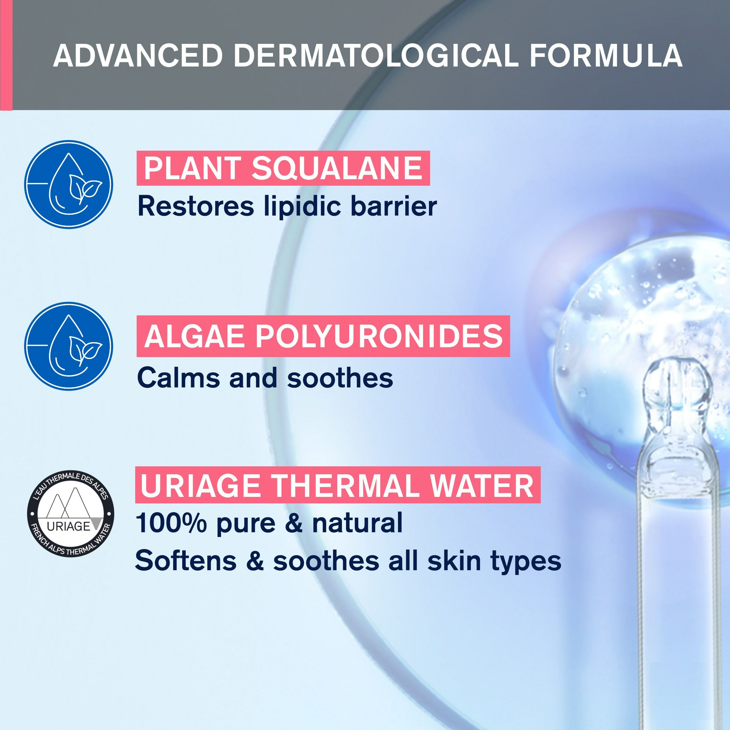 Uriage Tolederm Control Make-Up Removing Milky Gel | Grocsy