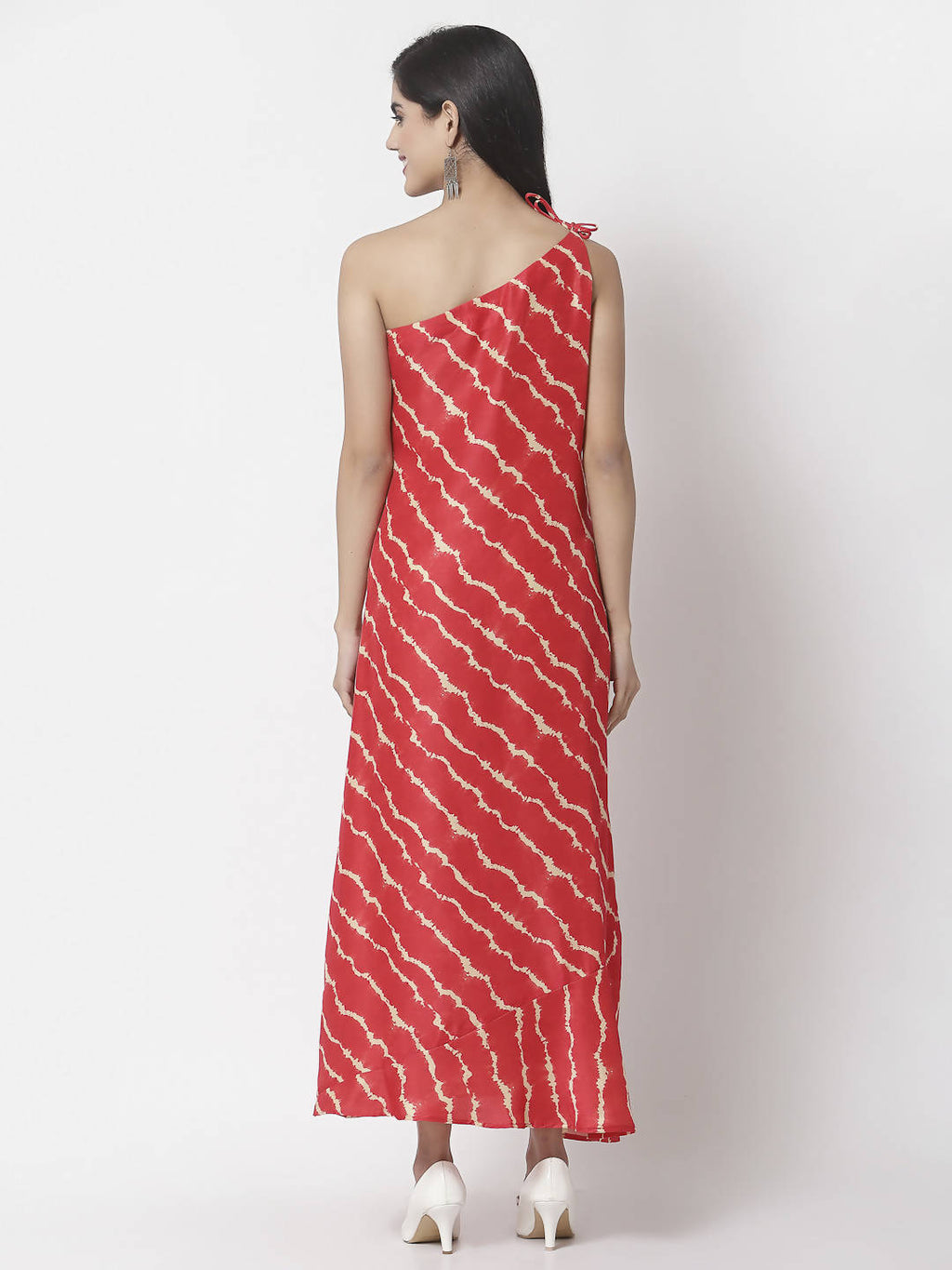 Myshka Women's Silk Blend Printed Sleeveless Dress | Grocsy