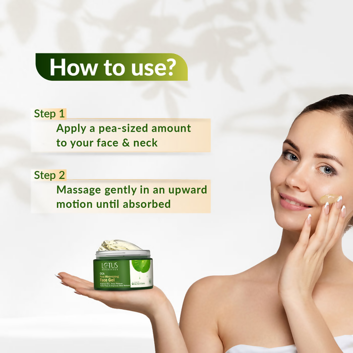 Lotus Botanicals Cica Pore Minimizing Face Gel | Grocsy