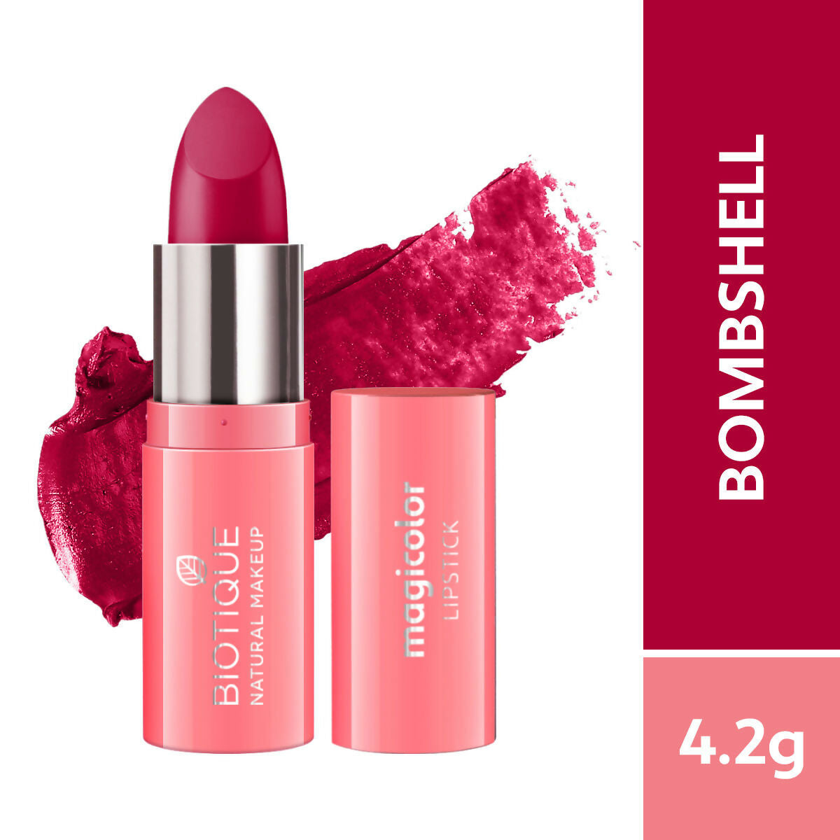Biotique Magicolor Lipstick - Bombshell | Grocsy