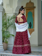 Lehenga Mart Maroon Designer Wedding Wear Lehenga Choli | Grocsy