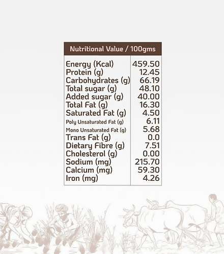 Vasudha Nurtured By Nature Millet Chikki Power Bar | Grocsy