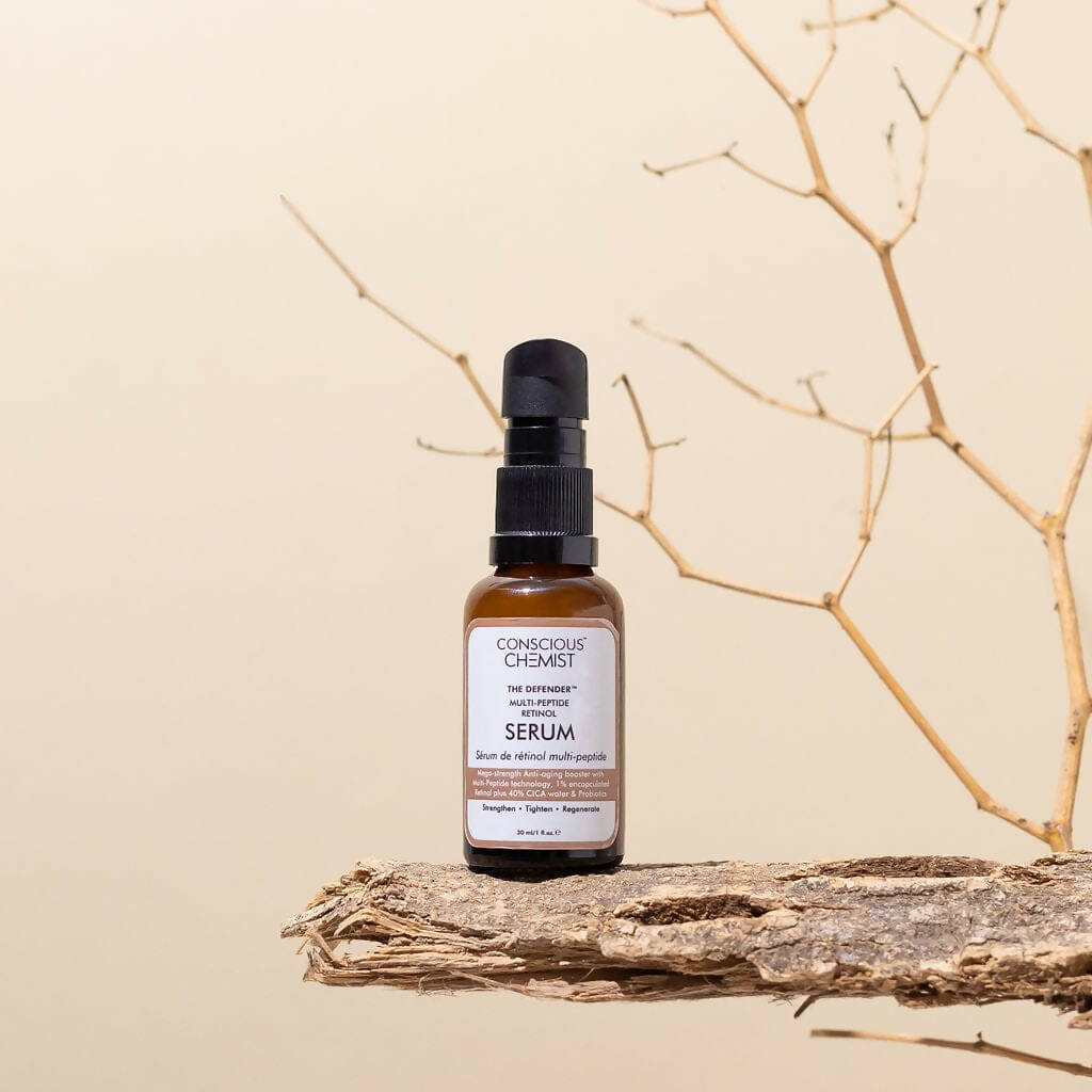 Conscious Chemist The Defender Multi-Peptide Retinol Serum | Grocsy