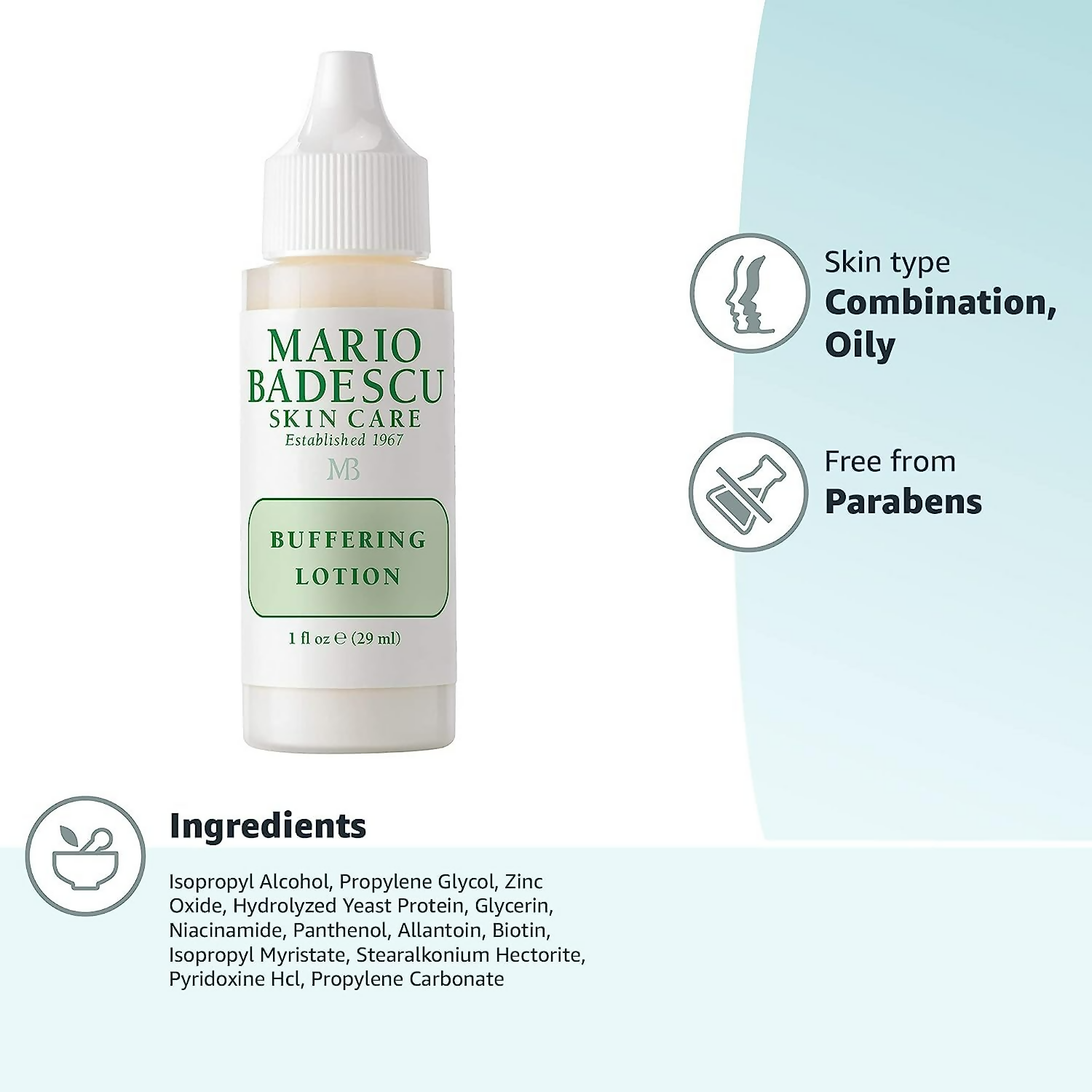 Mario Badescu Skin Care Buffering Lotion | Grocsy