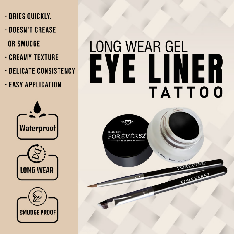 Daily Life Forever52 Long Wear Gel Eyeliner Tattoo - GT001 | Grocsy