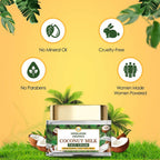 Himalayan Organics Coconut Milk Brightening And Anti-Fine Lines Face Cream | Grocsy