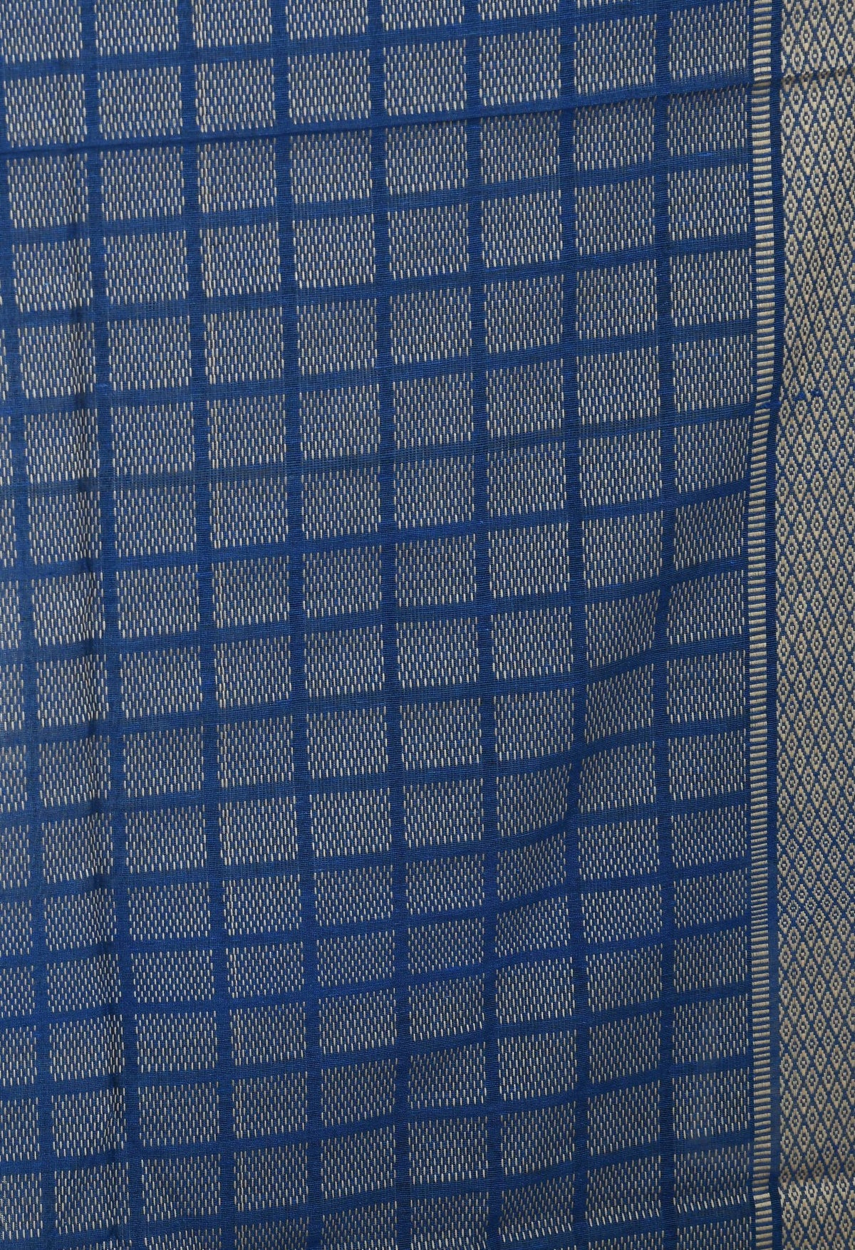 Mominos Fashion Moeza Handloom Cotton Blue Dupatta For Women | Grocsy