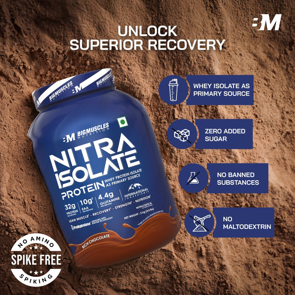 Big Muscles Nutrition Nitra Isolate Whey Protein | Grocsy