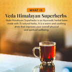 Veda Wellness Kadha - Diabetics Friendly, Fortified with Himalayan Superherbs For Cough & Cold | Grocsy