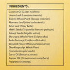 Veda Ayurvedic Cold Pressed Hair Oil - Ayurvedic Jadi Butis Infused Oil | Grocsy