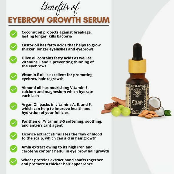 Organicos Eye Brow Growth Serum | Grocsy